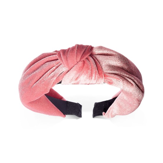  Velvet Knotted Headbands, Pink