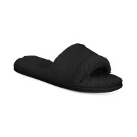 INC International Concepts Women’s Faux-Fur Slide Slippers, Black, X-Large