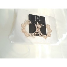 INC International Concepts Women’s Filigree Flower Hoop Earrings ( Rose Gold)