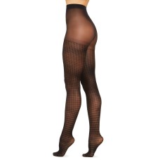 Inc International Concepts Womens Houndstooth Tights (Black, 34×16)