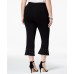  Women’s INC Plus Size Embellished-Hem Capri Pants Black 20W