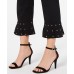  Women’s INC Plus Size Embellished-Hem Capri Pants Black 20W
