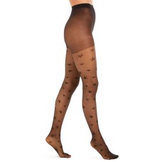 INC International Concepts Women’s Sheer Star Tights (Black, S/M)