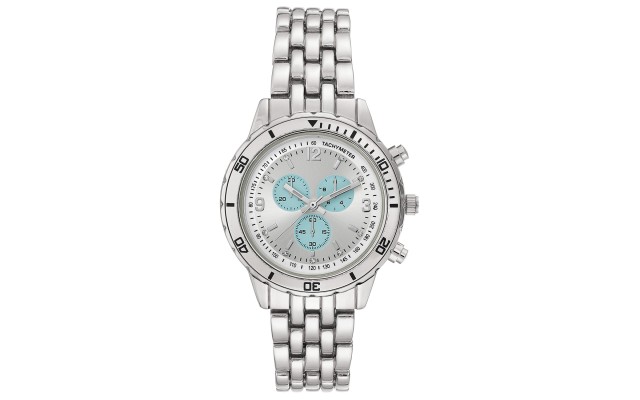  Women’s Silver-Tone Bracelet Watch (Gray)