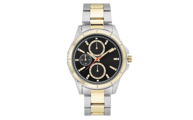 INC Men’s Two-Tone Bracelet Watch 44mm