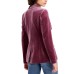 INC Womens  Blazer Velvet Jacket One-Button, Purple, Small