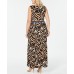 INC Women’s Plus Animal Print Daytime Maxi Dress Gold Size 3X