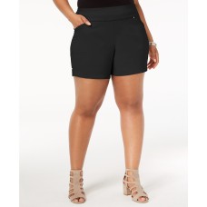 INC Womens Plus Pull On Mid-Rise Casual Shorts