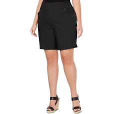 INC Womens Plus Stretch Mid-Rise Casual Shorts