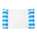 Inflatable Water Hammock Bed, Aqua Lounger, Floating Leisure Hammock Chair for Swimming Pool Or Beach – Multifunctional Relaxation Aid for Hot Summer Days for Adults, Seniors and Expectant Mothers, Light Blue/White