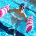 Inflatable Water Hammock Bed, Aqua Lounger, Floating Leisure Hammock Chair for Swimming Pool Or Beach – Multifunctional Relaxation Aid for Hot Summer Days for Adults, Seniors and Expectant Mothers, Pink/White