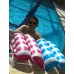 Inflatable Water Hammock Bed, Aqua Lounger, Floating Leisure Hammock Chair for Swimming Pool Or Beach – Multifunctional Relaxation Aid for Hot Summer Days for Adults, Seniors and Expectant Mothers, Light Blue/White