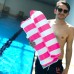 Inflatable Water Hammock Bed, Aqua Lounger, Floating Leisure Hammock Chair for Swimming Pool Or Beach – Multifunctional Relaxation Aid for Hot Summer Days for Adults, Seniors and Expectant Mothers, Pink/White