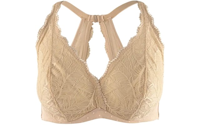 International Concepts Women's Plus Size Lace Halter, Frappe, 1X