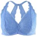 International Concepts Women's Plus Size Lace Halter, Yacht Blue, 2X