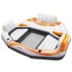  Vista White/Orange/Black 3-person Summer Floating Island Toy for Lake & Sea & Pool