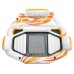  Vista White/Orange/Black 3-person Summer Floating Island Toy for Lake & Sea & Pool