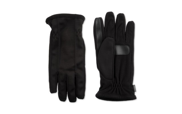  Signature Men’s Stretch smarTouch Gloves (Black, Large)