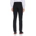  Men Luxury Comfort Slim Fit Stretch Chino Pants, Black, 36WX30L