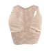  by fer Moore | Lace Racerback Bralette (Chai, Large)