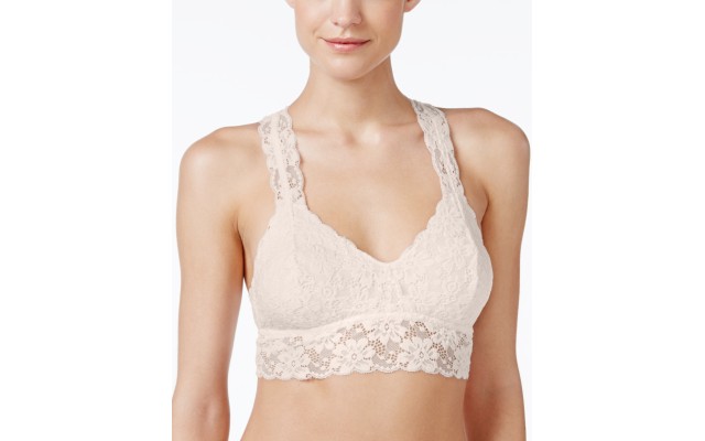 by fer Moore | Lace Racerback Bralette (Chai, Large)