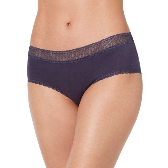  by fer Moore Lace-Waist Hipster (Dark Blue, 2X-Large)