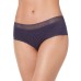  Cotton Lace Trim Hipster Underwear (Magenta Moon, XXL)