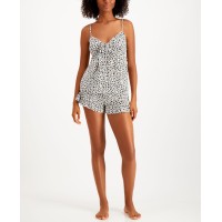 Jenni Women’s Printed Cami & Shorts Pajama Set, White, Small