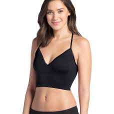 Jockey Women’s Bras Natural Beauty Removable Cup Bralette with Back Closure (Black, Large)