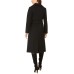  Belted Maxi Coat, Black, 14