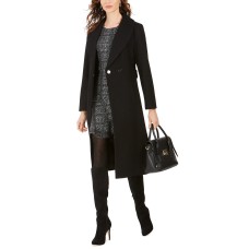 Jones New York Belted Maxi Coat, Black, 14