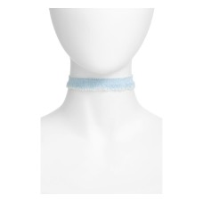 Jules Smith Sky Denim Choker Necklace, 11″