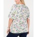  Plus Size Citrus V-Neck Luxe T-Shirt Bright White, White, 2X