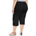  Plus Size Cotton Edna Capris