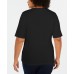 Karen Scott Plus Size Cotton V-Neck Top