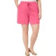  Plus Size Drawstring Shorts (Pink, 1X)