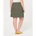  Womens Plus Cotton Blend Above Knee Skirt, Green, 18W