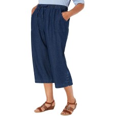 Karen Scott Women's Plus Size Kiera Capri Jeans
