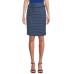  Women’s Tweed Skirt with Fringe (Navy, 10)