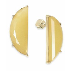 Kate Spade New York Half Moon Earrings Yellow Scallop Large Drop Studs