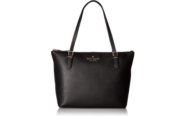  Watson Lane Small Maya Leather Tote Handbag ,Black