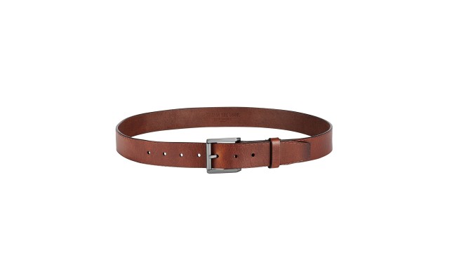  New York Men’s Cut-Edge Casual Belt, Saddle, S