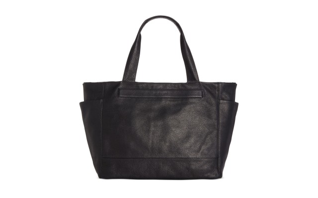  New York Stanton Leather Reversible Tote Handbag, Black
