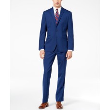 Kenneth Cole Reaction Men’s Ready Flex Slim-Fit Suits (Bright Blue, 42R W35)