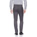  Men’s Shadow Check Stretch Slim Fit Dress Pants, Charcoal, 36X34