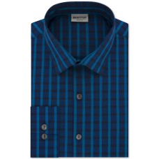 Kenneth Cole Reaction Men’s Slim-Fit All Day Flex Check Dress Shirts