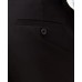  Reaction Men's Slim-Fit Stretch Gabardine Dress Pants, Black, 36x32