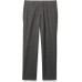  Reaction Men's Slim-Fit Stretch Heathered Glen Plaid Dress Pants, Charcoal Htr., 33X30
