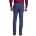  REACTION Men’s Stretch Sharkskin Plaid Slim Fit Flat Front Dress Pants (Navy, 36×30)