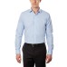  Unlisted Men’s Slim Fit Check Spread Collar Dress Shirt (Blue18-18.5×34-35)
